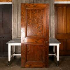 #49907 - 36x83&nbsp;Antique&nbsp;Interior&nbsp;2&nbsp;Panel&nbsp;Oak&nbsp;Door&nbsp;image