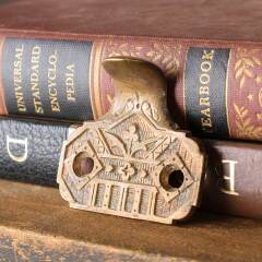 #49981 - Antique&nbsp;Ornate&nbsp;Window&nbsp;Sash&nbsp;Lift&nbsp;Hardware&nbsp;image