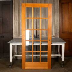#50049 - 36x80&nbsp;Salvaged&nbsp;15&nbsp;Lite&nbsp;Interior&nbsp;French&nbsp;Door&nbsp;image