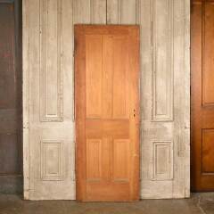 #50351 - 28x76&nbsp;Antique&nbsp;4&nbsp;Panel&nbsp;Pine&nbsp;Interior&nbsp;Door&nbsp;image