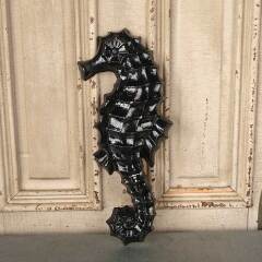 #50585 - Vintage&nbsp;Cast&nbsp;Plaster&nbsp;Seahorse&nbsp;Wall&nbsp;Hanging&nbsp;image