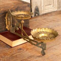 #50601 - Cast&nbsp;Iron&nbsp;Wall&nbsp;Mount&nbsp;Oil&nbsp;Lamp&nbsp;Sconce&nbsp;image