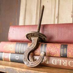 #50647 - Antique&nbsp;Ornate&nbsp;Cast&nbsp;Iron&nbsp;Chandelier&nbsp;Hook&nbsp;image