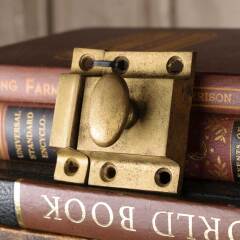#50691 - Antique&nbsp;Solid&nbsp;Brass&nbsp;Cabinet&nbsp;Catch&nbsp;Hardware&nbsp;image