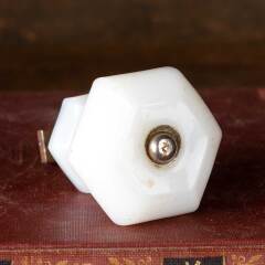 #50693 - Antique&nbsp;Milk&nbsp;Glass&nbsp;Furniture&nbsp;Knob&nbsp;Hardware&nbsp;image
