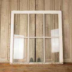 #50870 - 38x36&nbsp;Antique&nbsp;Divided&nbsp;6&nbsp;Lite&nbsp;Wood&nbsp;Window&nbsp;image