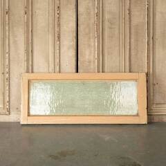 #50926 - 34x14&nbsp;Transom&nbsp;Window&nbsp;with&nbsp;Florentine&nbsp;Glass&nbsp;image