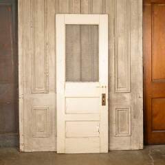 #50931 - 29x80&nbsp;Antique&nbsp;Privacy&nbsp;Glass&nbsp;Half-Lite&nbsp;Door&nbsp;image
