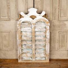 #51019 - Salvaged&nbsp;Antique&nbsp;Wood&nbsp;Louvered&nbsp;Barn&nbsp;Vent&nbsp;image