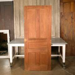#51191 - 32x78&nbsp;Antique&nbsp;5&nbsp;Panel&nbsp;Pine&nbsp;Interior&nbsp;Door&nbsp;image