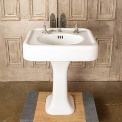 #51219 - Antique&nbsp;Cast&nbsp;Iron&nbsp;Pedestal&nbsp;Bathroom&nbsp;Sink&nbsp;image