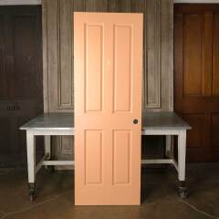 #51259 - 28x80&nbsp;Salvaged&nbsp;4&nbsp;Panel&nbsp;Wood&nbsp;Interior&nbsp;Door&nbsp;image