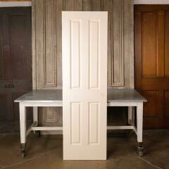 #51270 - 24x80&nbsp;Salvaged&nbsp;4&nbsp;Panel&nbsp;Wood&nbsp;Interior&nbsp;Door&nbsp;image