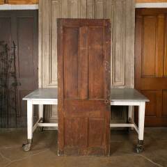#51290 - 30x77&nbsp;Antique&nbsp;4&nbsp;Panel&nbsp;Wood&nbsp;Interior&nbsp;Door&nbsp;image