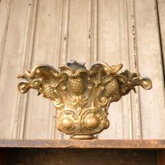 #51337 - Ornate&nbsp;Heavy&nbsp;Brass&nbsp;Chandelier&nbsp;Light&nbsp;Canopy&nbsp;image