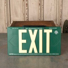#51914 - 16x9&nbsp;Salvaged&nbsp;Plastic&nbsp;Under&nbsp;Mount&nbsp;EXIT&nbsp;Sign&nbsp;image