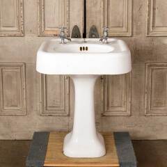 #52092 - Salvaged&nbsp;Antique&nbsp;Cast&nbsp;Iron&nbsp;Pedestal&nbsp;Sink&nbsp;image