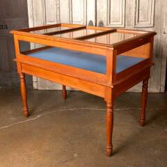 #52229 - Antique&nbsp;Glass&nbsp;Display&nbsp;Cabinet&nbsp;w/&nbsp;Hinged&nbsp;Lid&nbsp;image