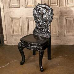 #52239 - Antique&nbsp;Ornate&nbsp;Carved&nbsp;Wood&nbsp;Dragon&nbsp;Chair&nbsp;image