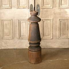 #52389 - Salvaged&nbsp;Antique&nbsp;Turned&nbsp;Wood&nbsp;Newel&nbsp;Post&nbsp;image