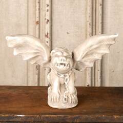 #52464 - Small&nbsp;Plaster&nbsp;Winged&nbsp;Dog&nbsp;Gargoyle&nbsp;image