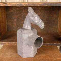 #52477 - Vintage&nbsp;Metal&nbsp;Horse&nbsp;Head&nbsp;Fence&nbsp;Post&nbsp;Topper&nbsp;image