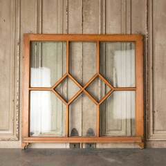 #52482 - 34x33&nbsp;Salvaged&nbsp;Antique&nbsp;Divided&nbsp;Lite&nbsp;Window&nbsp;image