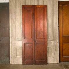 #52593 - 36x87&nbsp;Antique&nbsp;2&nbsp;Panel&nbsp;Pine&nbsp;Cabinet&nbsp;Doors&nbsp;image