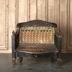 #52668 - Salvaged&nbsp;Antique&nbsp;Gas&nbsp;Fireplace&nbsp;Insert&nbsp;image