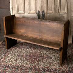 #52686 - Salvaged&nbsp;Antique&nbsp;Oak&nbsp;Church&nbsp;Pew&nbsp;Bench&nbsp;image