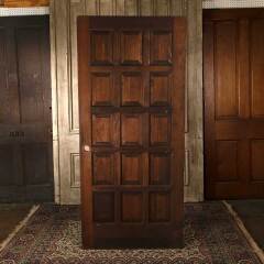 #52697 - 36x80&nbsp;Salvaged&nbsp;15&nbsp;Panel&nbsp;Wood&nbsp;Interior&nbsp;Door&nbsp;image