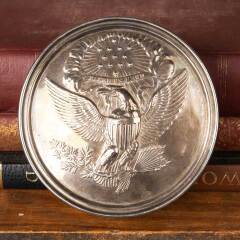 #52707 - Vintage&nbsp;Silver&nbsp;Plate&nbsp;Eagle&nbsp;Trinket&nbsp;Box&nbsp;image