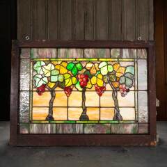 #52870 - Salvaged&nbsp;Antique&nbsp;Stained&nbsp;Glass&nbsp;Window image