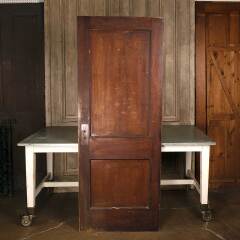 #52892 - 30x78&nbsp;Salvaged&nbsp;Antique&nbsp;2&nbsp;Panel&nbsp;Interior&nbsp;Door&nbsp;image