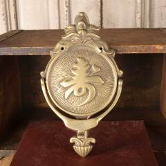 #52997 - 5x9&nbsp;Vintage&nbsp;Brass&nbsp;Fu&nbsp;Door&nbsp;Knocker&nbsp;Hardware&nbsp;image