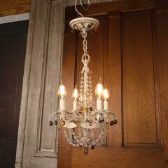 #53315 - Schonbek&nbsp;4&nbsp;Bulb&nbsp;Chandelier&nbsp;Light&nbsp;Fixture&nbsp;image
