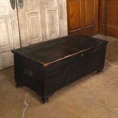 #53639 - Antique&nbsp;Wood&nbsp;Cedar&nbsp;Chest&nbsp;with&nbsp;Casters&nbsp;image