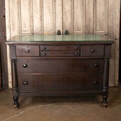 #53642 - 52x37&nbsp;Antique&nbsp;Wood&nbsp;Dresser&nbsp;image