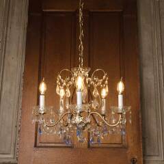 #53917 - Vintage&nbsp;5&nbsp;Bulb&nbsp;Chandelier&nbsp;Light&nbsp;Fixture&nbsp;image