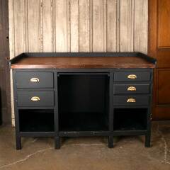 #53987 - Antique&nbsp;Work&nbsp;Table&nbsp;Bench&nbsp;w/&nbsp;Drawers&nbsp;image