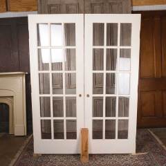 #54017 - 60x79&nbsp;Salvaged&nbsp;Vintage&nbsp;15&nbsp;Lite&nbsp;French&nbsp;Doors&nbsp;image