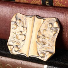 #54064 - Art&nbsp;Nouveau&nbsp;Stamped&nbsp;Brass&nbsp;Sash&nbsp;Buckle&nbsp;image
