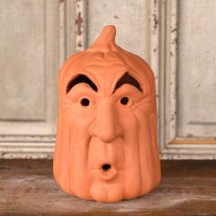 #54091 - Terra&nbsp;Cotta&nbsp;Halloween&nbsp;Pumpkin&nbsp;Ornament&nbsp;image