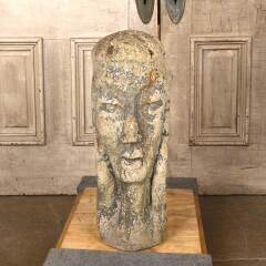 #54108 - Vintage&nbsp;Cast&nbsp;Concrete&nbsp;Bust&nbsp;Garden&nbsp;Statue&nbsp;image