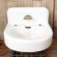 #54236 - Antique&nbsp;Cast&nbsp;Iron&nbsp;Wall&nbsp;Mount&nbsp;Bathroom&nbsp;Sink&nbsp;image