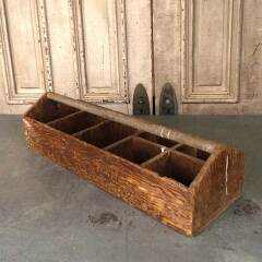 #54288 - 30x10&nbsp;Antique&nbsp;Wooden&nbsp;Tool&nbsp;Box&nbsp;with&nbsp;Handle&nbsp;image