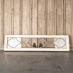 #54310 - 48x12&nbsp;Antique&nbsp;Leaded&nbsp;Glass&nbsp;Transom&nbsp;Window&nbsp;image