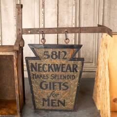 #54343 - Antique&nbsp;NECKWEAR&nbsp;GIFTS&nbsp;for&nbsp;MEN&nbsp;Sign&nbsp;image