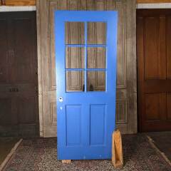 #54521 - 32x79&nbsp;Antique&nbsp;6&nbsp;Lite&nbsp;Wood&nbsp;Entry&nbsp;Door&nbsp;image