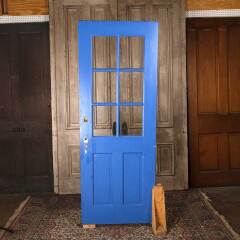 #54522 - 30x80&nbsp;Antique&nbsp;6&nbsp;Lite&nbsp;Wood&nbsp;Entry&nbsp;Door&nbsp;image